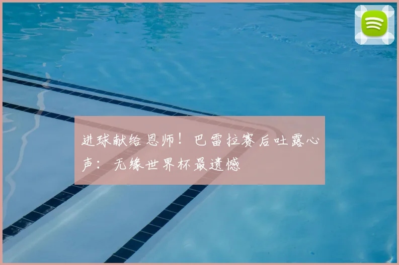 进球献给恩师!巴雷拉赛后吐露心声:无缘世界杯最遗憾